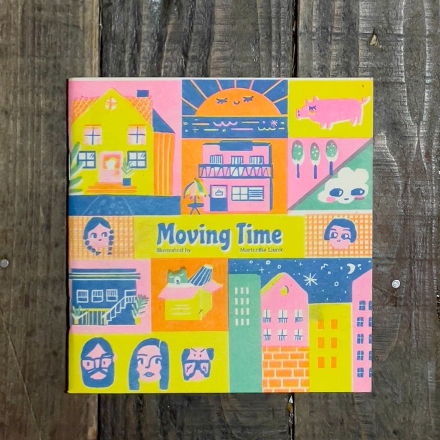 【ZINE / RISOGRAPH】Moving Time By Martcellia Liunic