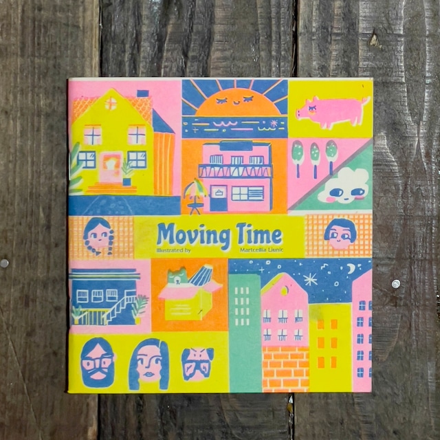 【ZINE / RISOGRAPH】Moving Time By Martcellia Liunic