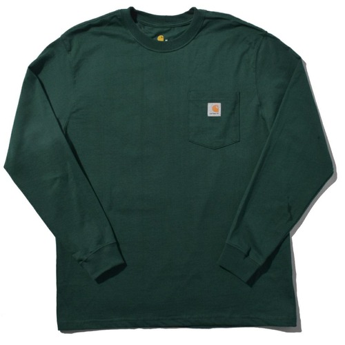 Carhartt (カーハート)  ワークウェア ロングスリーブTシャツ HTG ハンターグリーン RN14806 K126