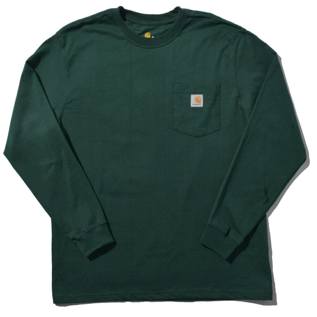 Carhartt (カーハート) ワークウェア ロングスリーブTシャツ HTG ハンターグリーン RN14806 K126