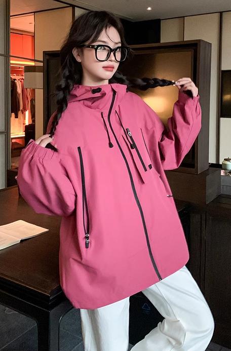 ローズピンクのフード付きジャケット | signal 日本未入荷勢揃い！全品