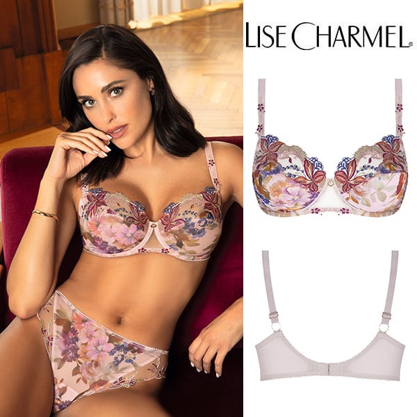 LISE CHARMEL リズシャルメル ブラ ショーツ セット 新品 LISE CHARMEL リズシャルメル ブラショーツセット ネイビー ボディ