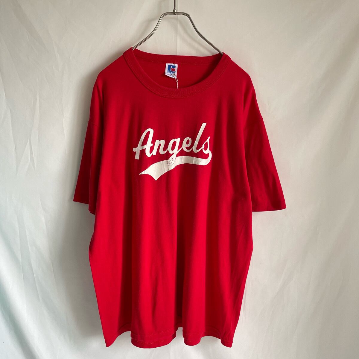 90s RUSSELL Red Border Tee