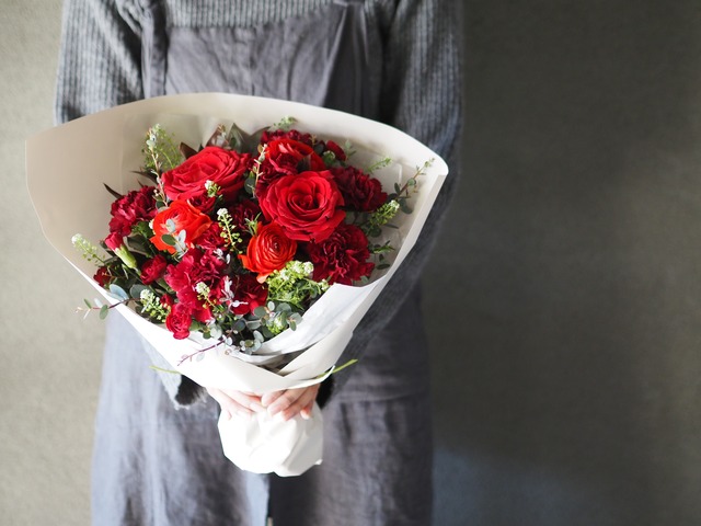 【Fresh bouquet】バースデーカラーブーケ（1月）※1/1～1/5指定不可