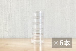 【もっとおとくな6本セット】スパイス収納ボトル日本製 透明ケース 6本 縦型収納