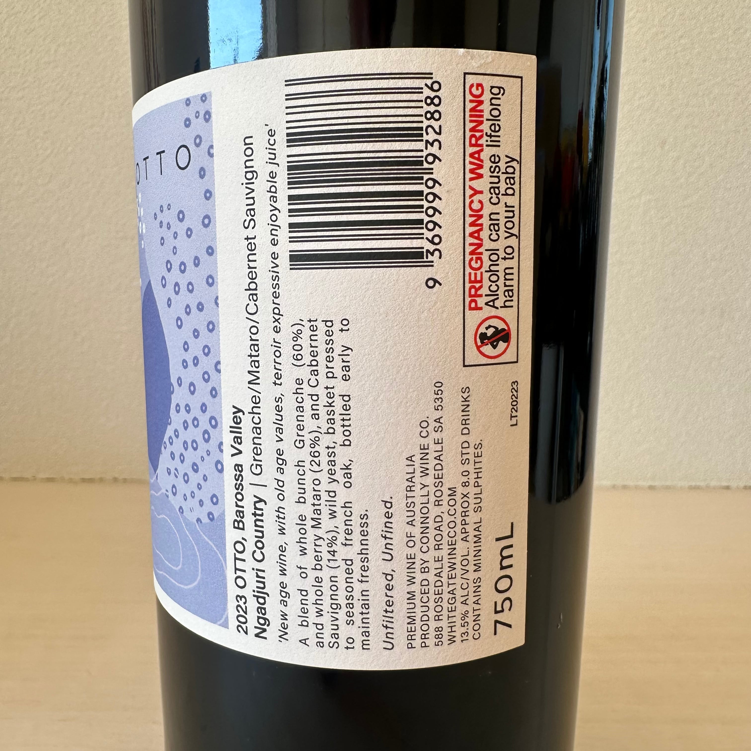 2023 Otto　オットー/White Gate Wine Co./オーストラリア