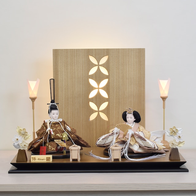 雛人形 親王飾り【光七宝】Hikari-shippou｜おしゃれ｜モダン｜今どき| おすすめ|かわいい｜和モダン