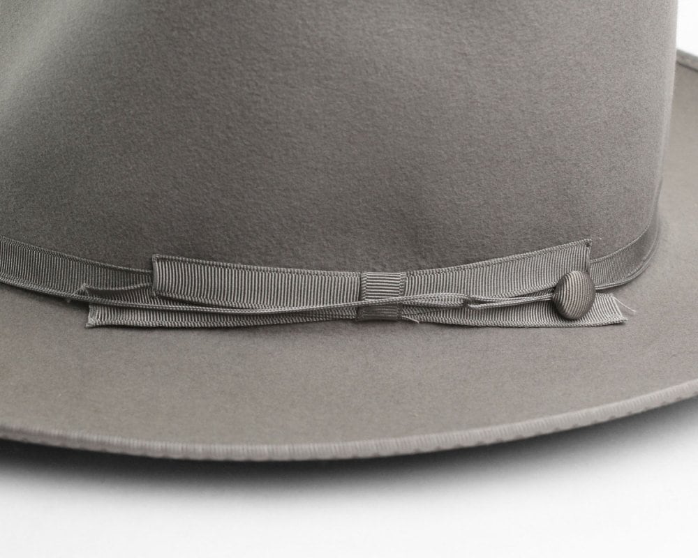 Borsalino Vintage Fedora Hat [Borsalino ALESSANDRIA] [1950s-] Gray 7 1/4 US  | beruf