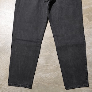 美品 38×32 USA 91年 黒タブ Levi’s 550-4159 サルファーブラックデニムパンツ リーバイス