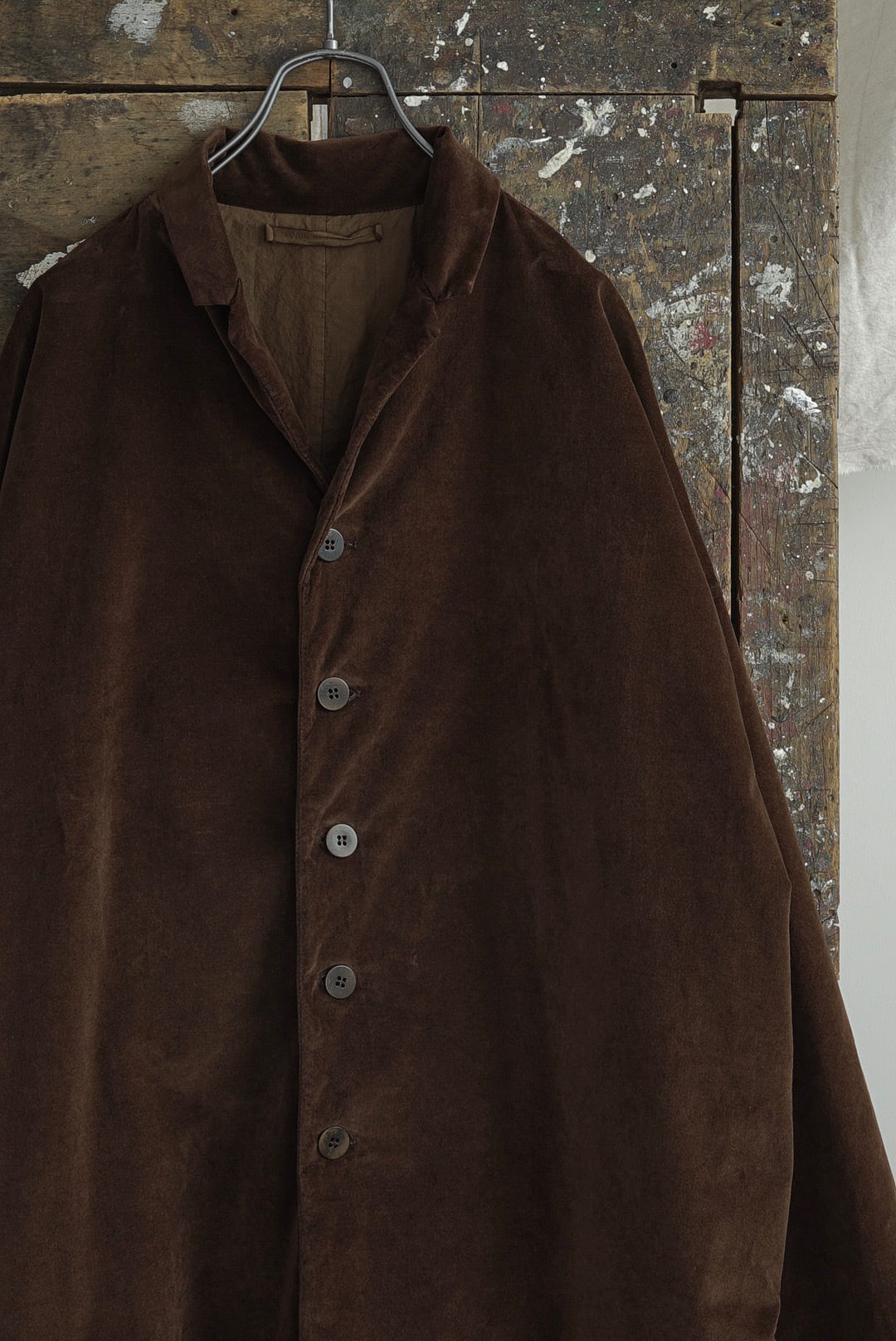 ALBUM DI FAMIGLIA - VELVET LONG BLAZER (COFFEE) | Brownie