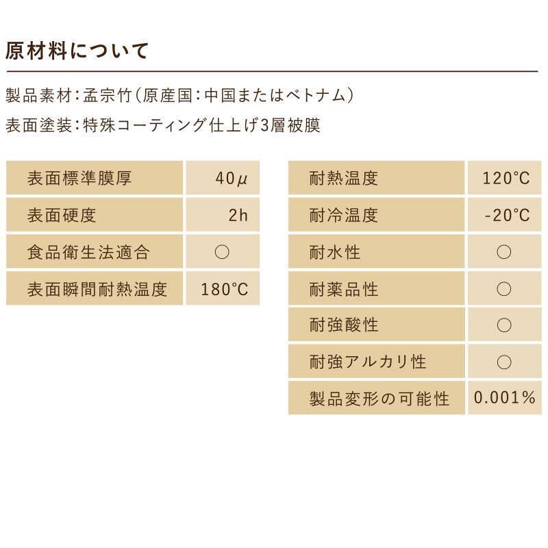 ECL-12 (プレート皿/中) 業務用食洗機対応 竹製食器 ETHICLE（エシクル