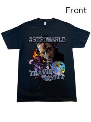 Extra Source Travis Scott  Front and BackS/S Tee (black)