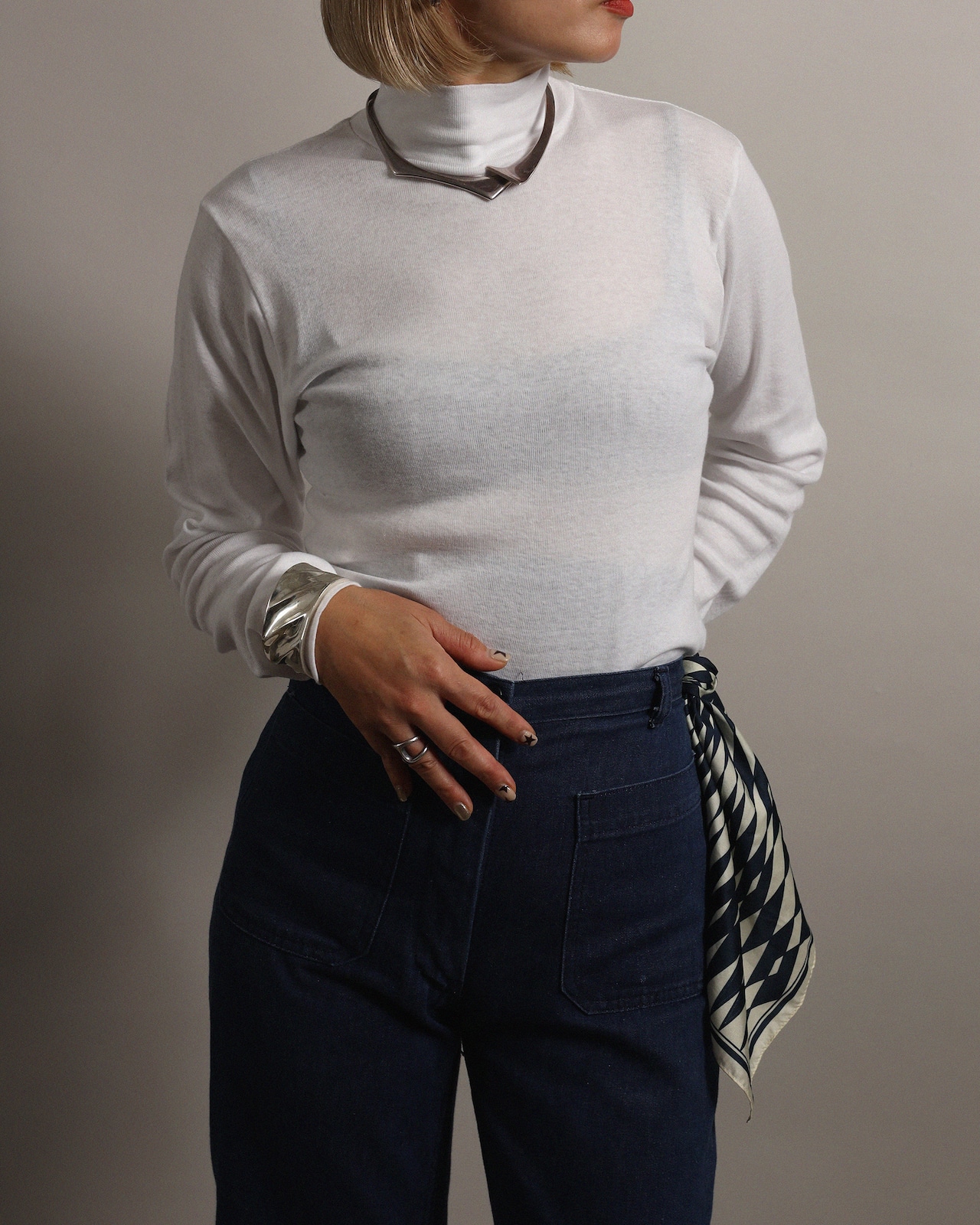 1970-80’s Various / Mock Neck Tee