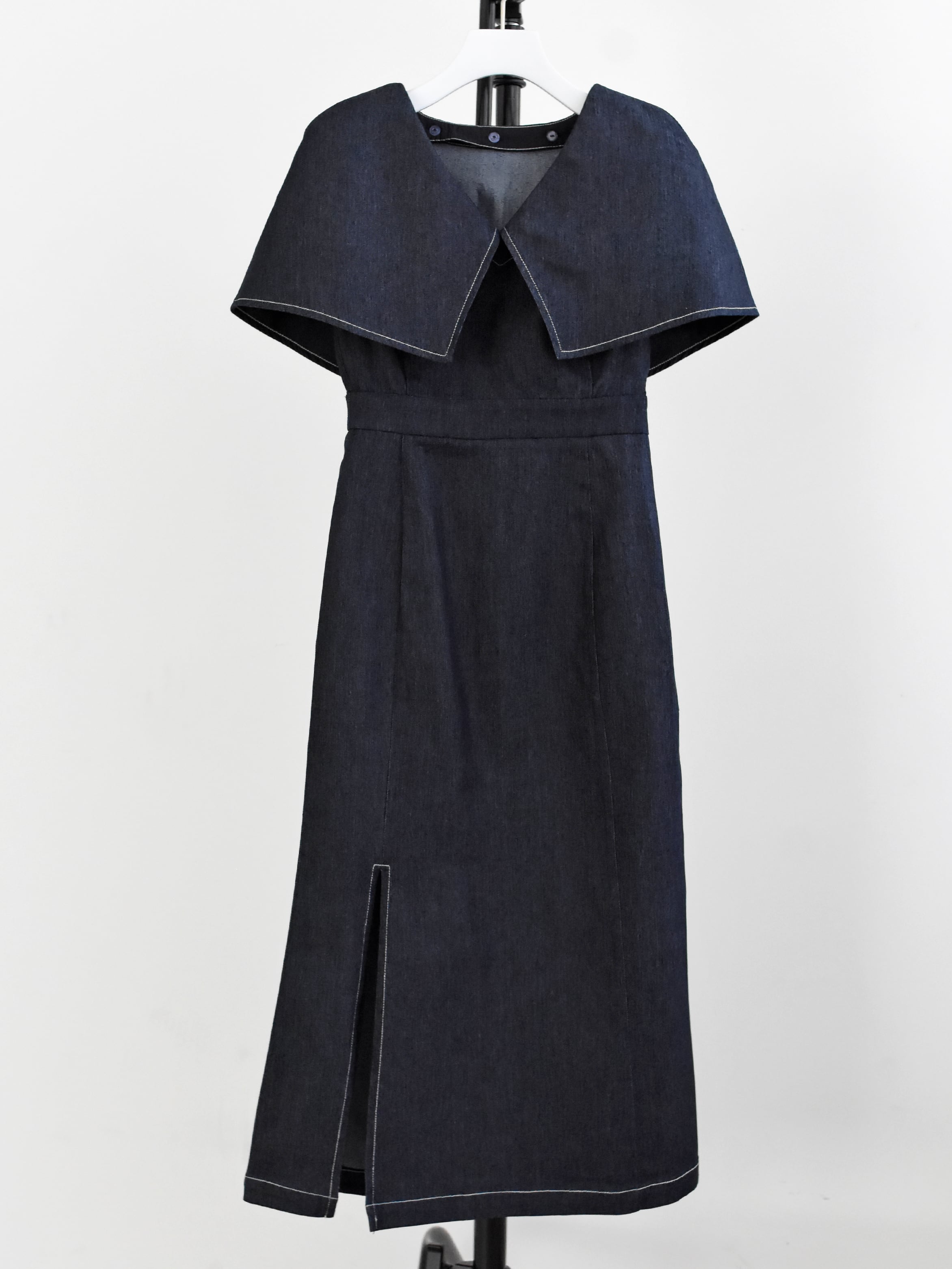 2way slit denim one-piece（indigo） | Katrin TOKYO