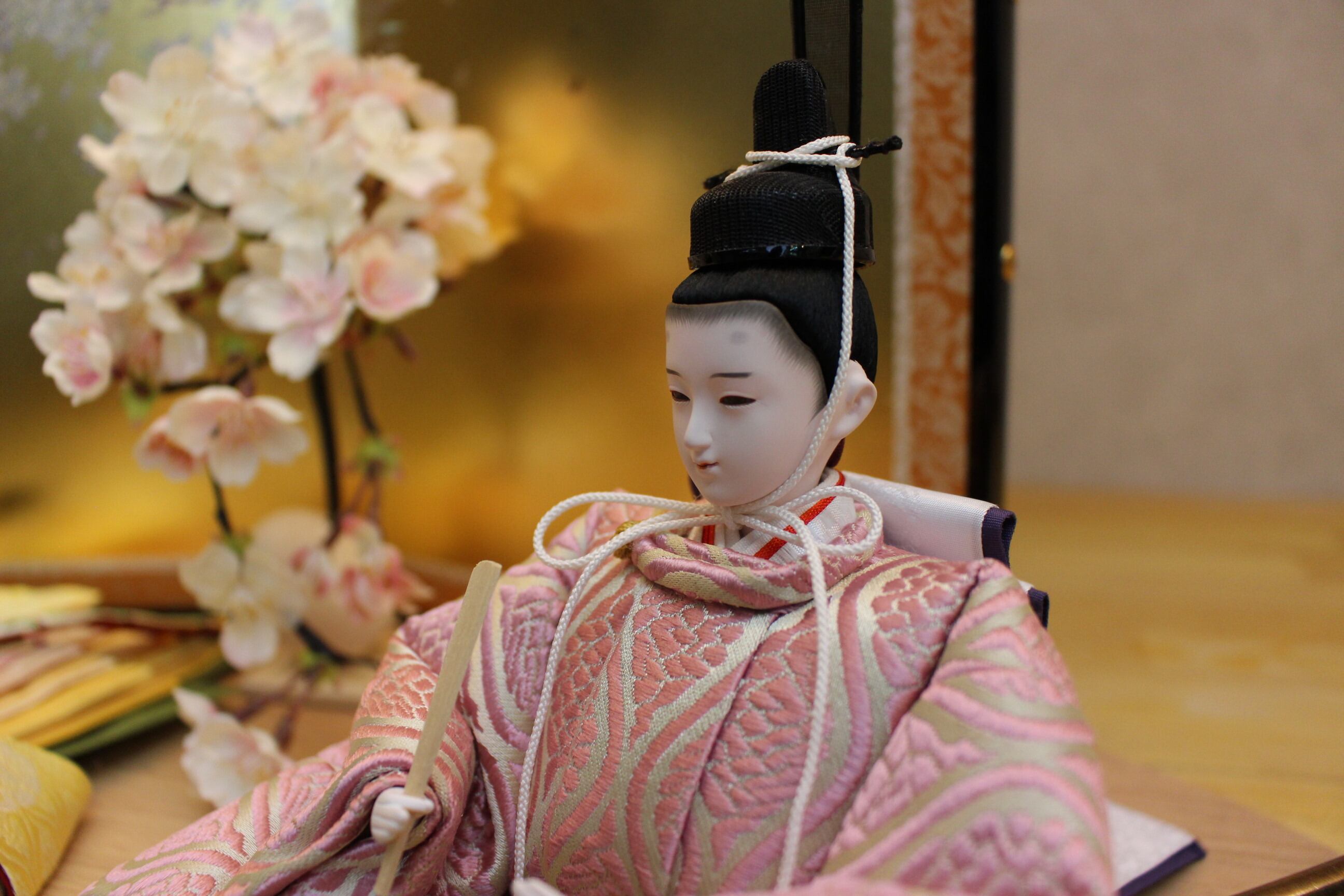 【シーズン終了特価】【新品未使用】【正絹暈し染芥子親王】【立ち雛】 雛人形 Be'be'/赤ちゃん 芥子親王「有職雛」衣装着親王 | SHIMADA DOLL