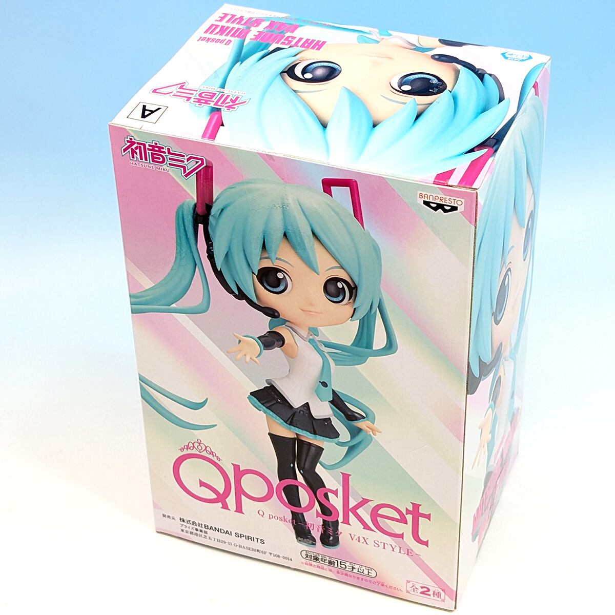 A.初音ミク 【Q posket 初音ミク V4X STYLE バンプレスト HATSUNE MIKU