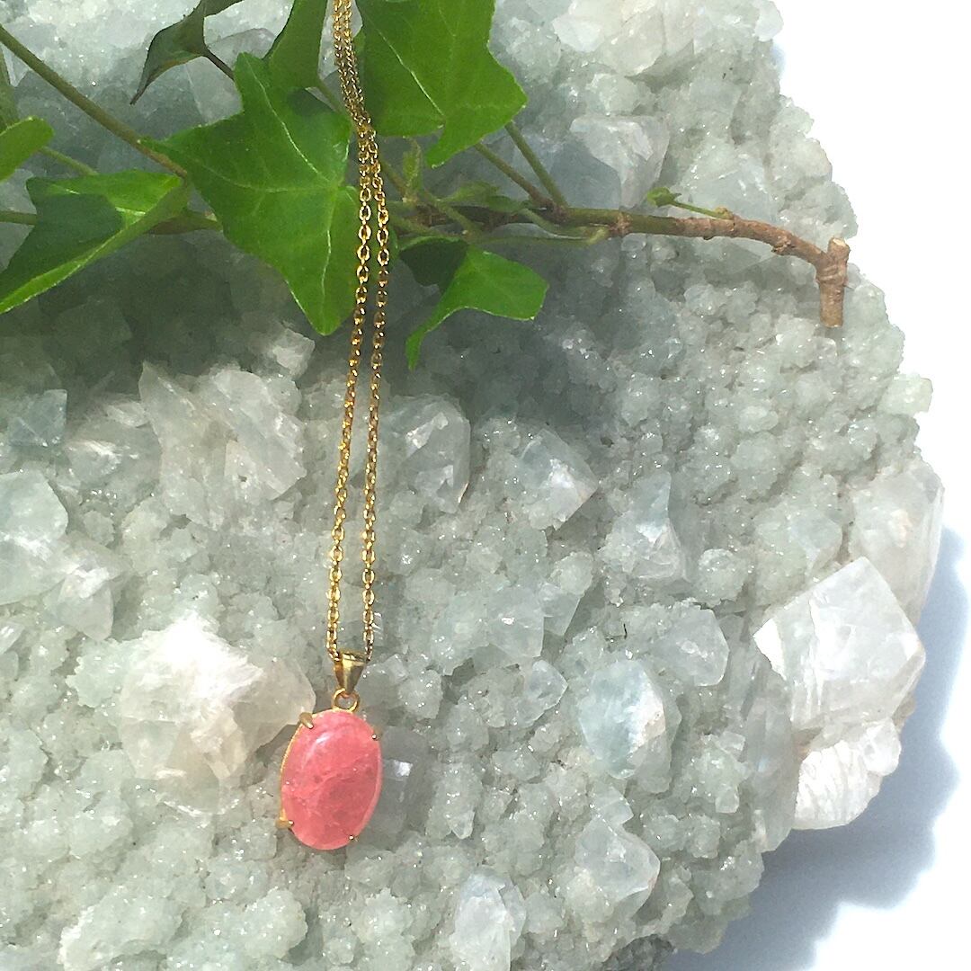 【一点物】✦⋆.·Eternal Rose ─ インカローズの14kgfネックレス⋆.·StarFlowerGallery
