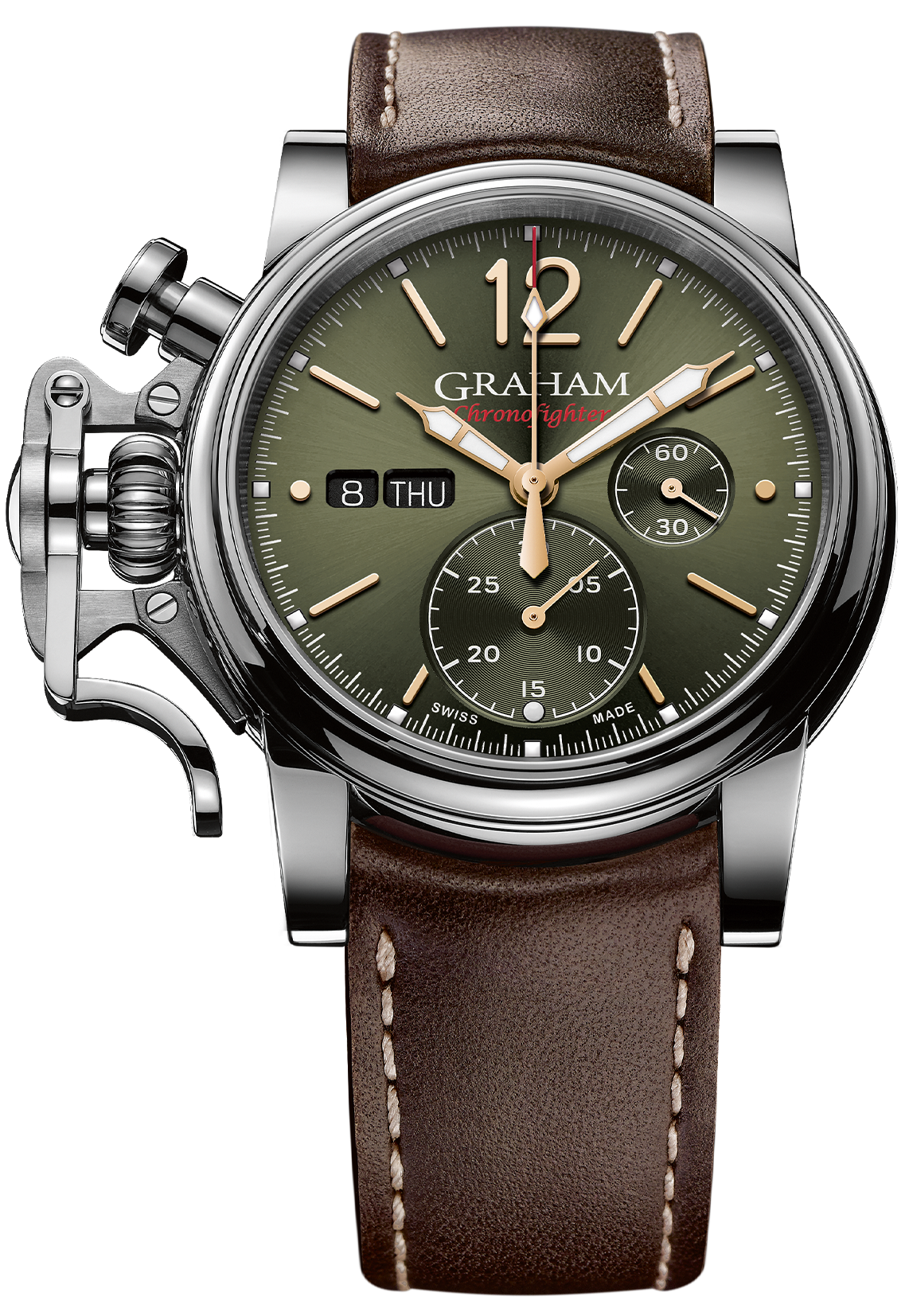 【GRAHAM グラハム】Chronofighter Vintage GREEN  クロノファイターヴィンテージ グリーン／国内正規品 腕時計