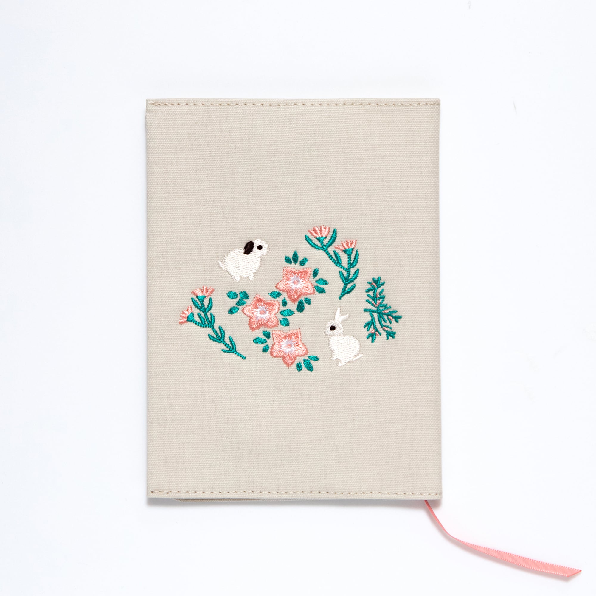 annas刺繍文具】刺繍ブックカバー｜ウサギ | Net store アンナとラパン