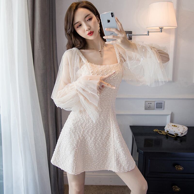 【2色】ミニドレス キャバドレス キラキラ 高品質 YT2-LQE6611GT265