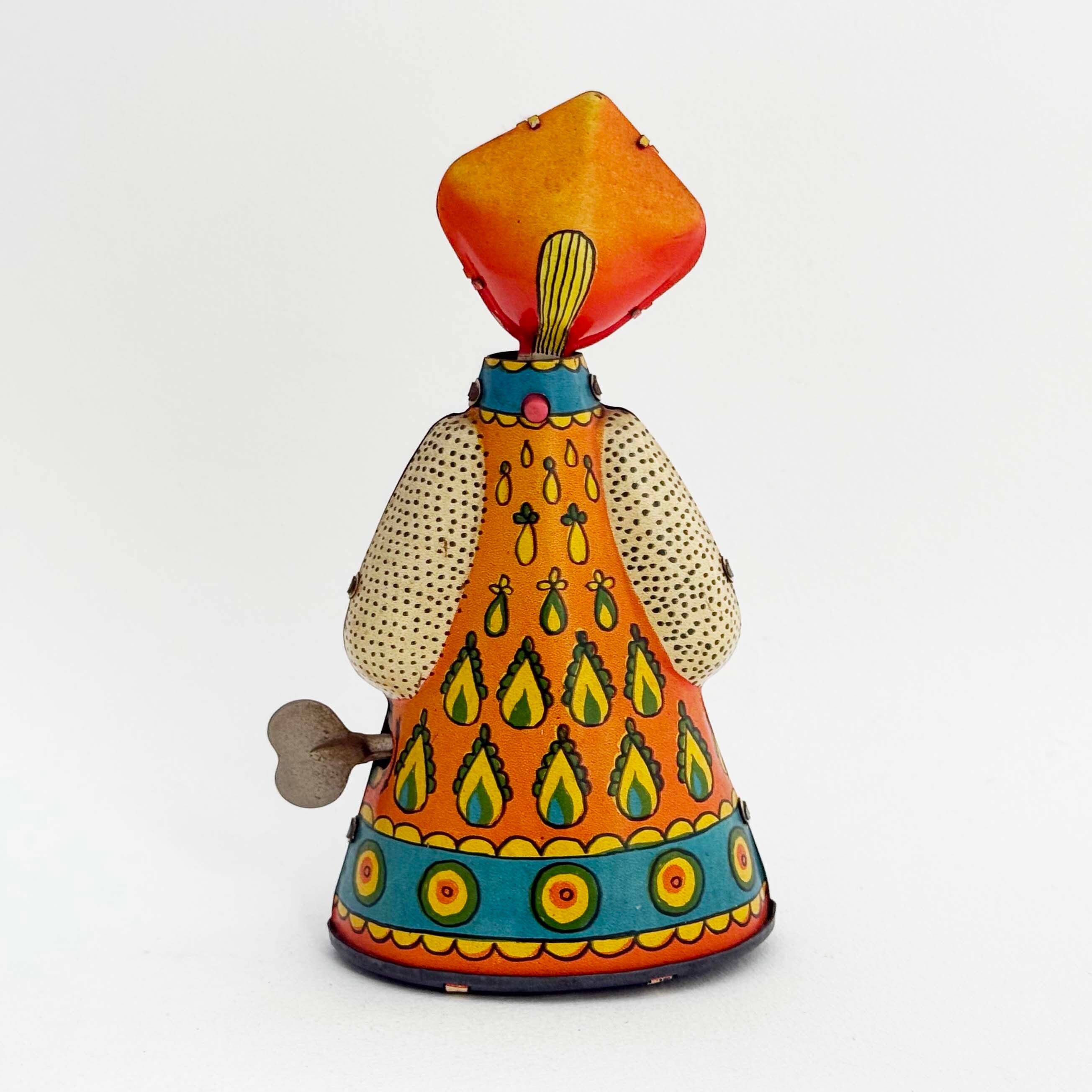 ソ連時代のブリキのゼンマイ動作人形（70年代デッドストック）