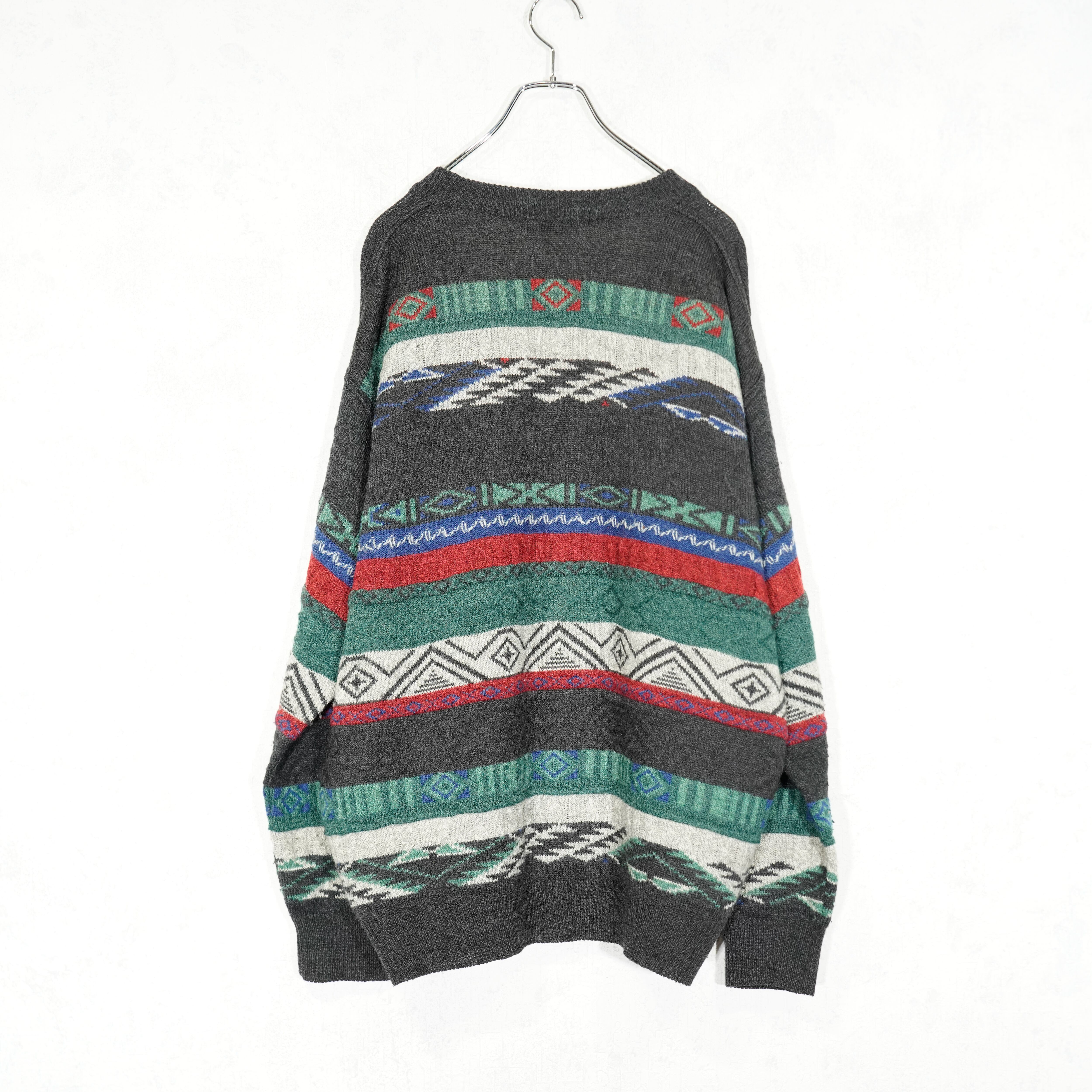 EU VINTAGE HANS LETTMANN PATTERNED DESIGN ALPACA BREND WOOL EU VINTAGE HANS LETTMANN PATTERNED DESIGN ALPACA BREND WOOL
