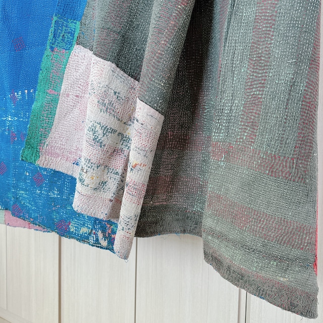 インド ヴィンテージカンタキルト VK003 | 130cm × 200cm