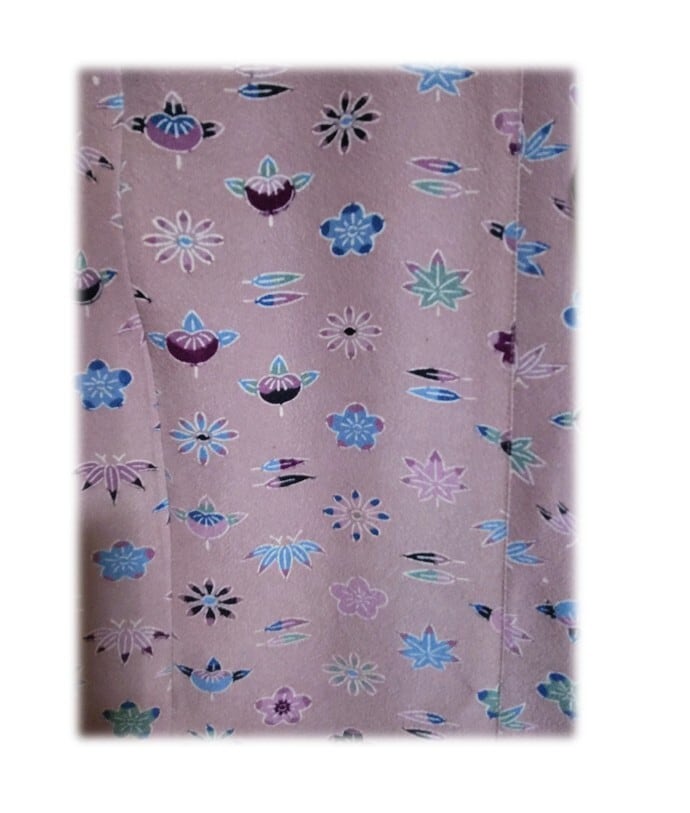 481 1点物 マーメイドワンピーㇲ Aライン 着物リメイク 訳アリ価格