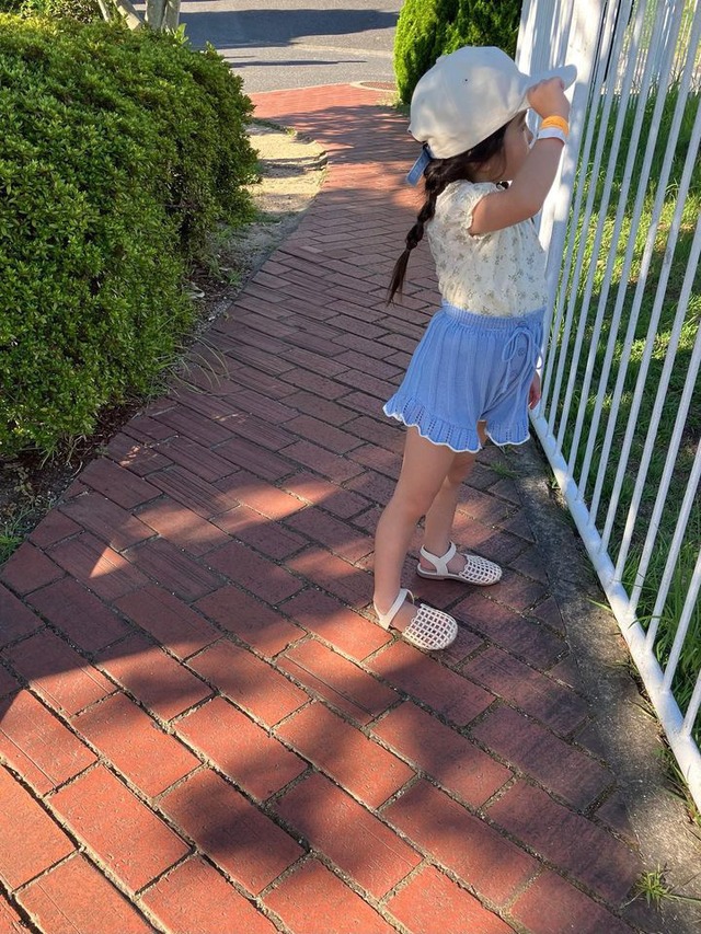 【取寄】バイカラーフリルがおしゃれでかわいい高見えニットパンツ