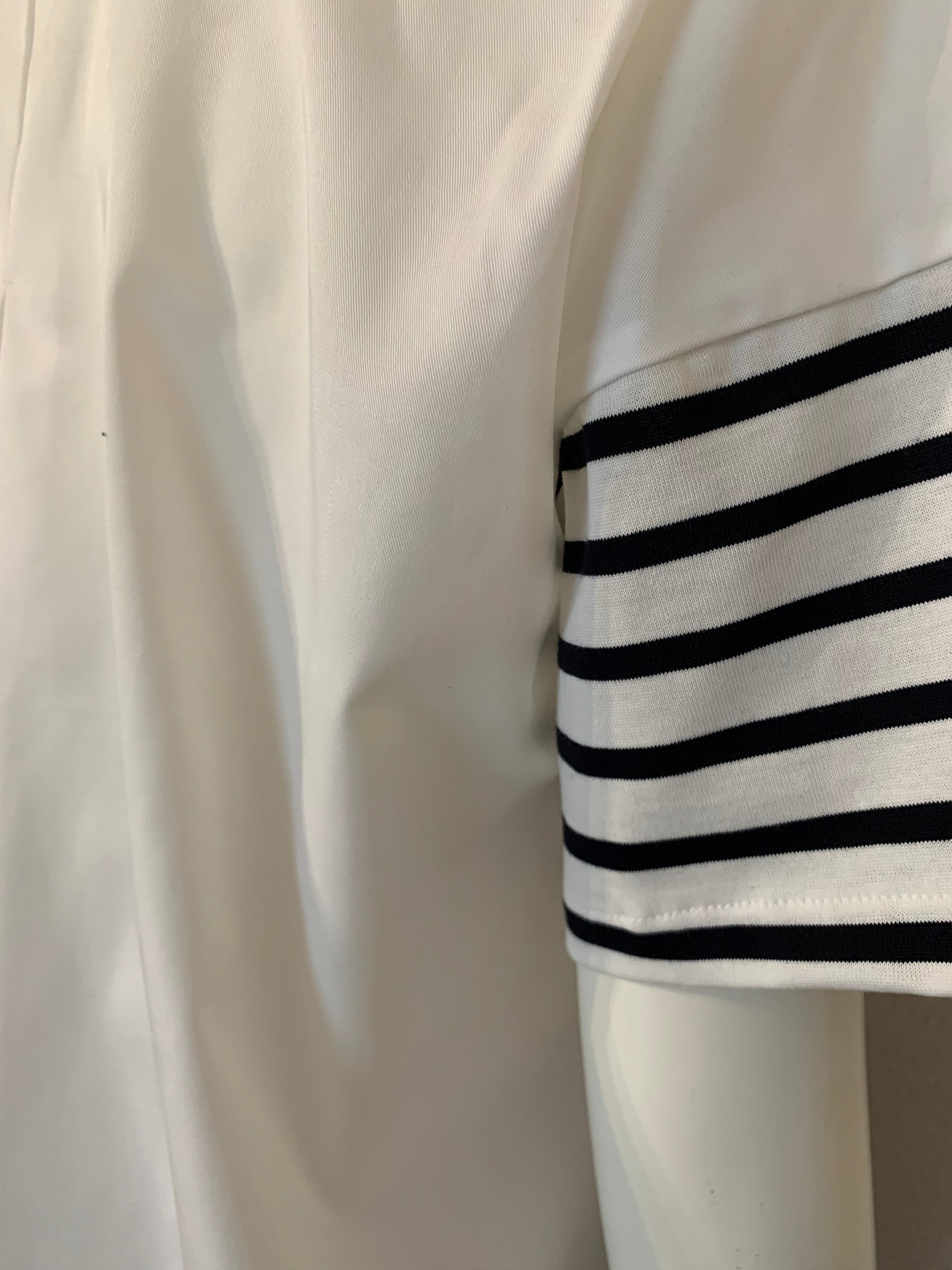 【日本製】パネルボーダー刺繍Tee