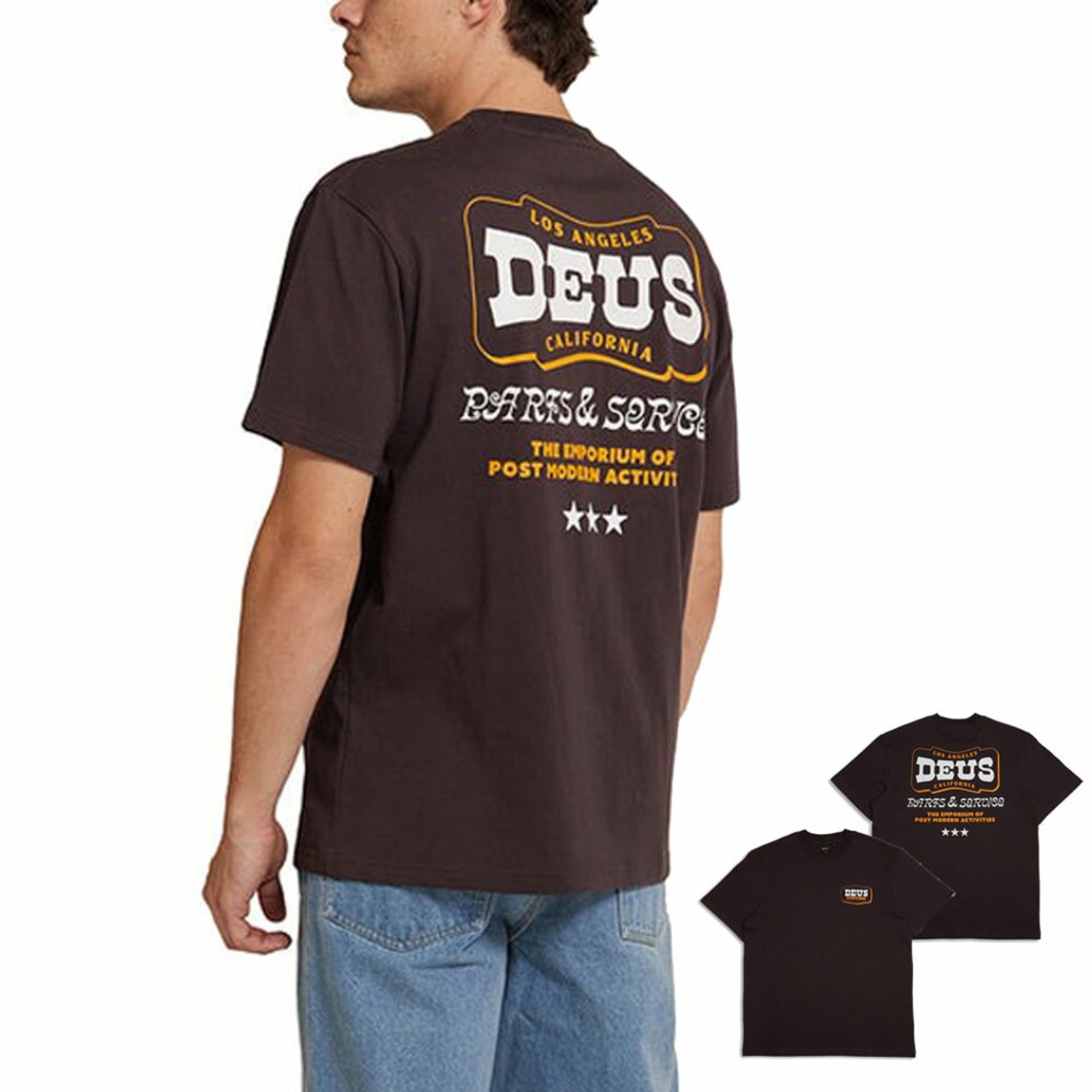 DEUS デウス Tシャツ BUCKLE UP TEE DMF241545D