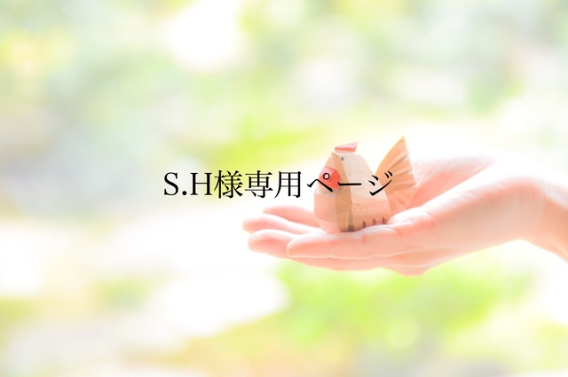 S.Hさま専用ページ