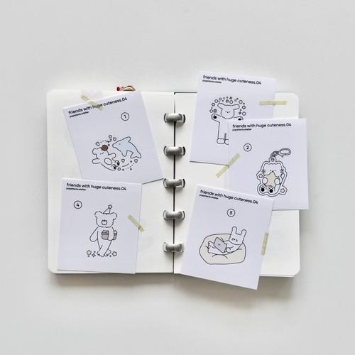 papeterie.atelier 〔friends with huge cuteness 04〕