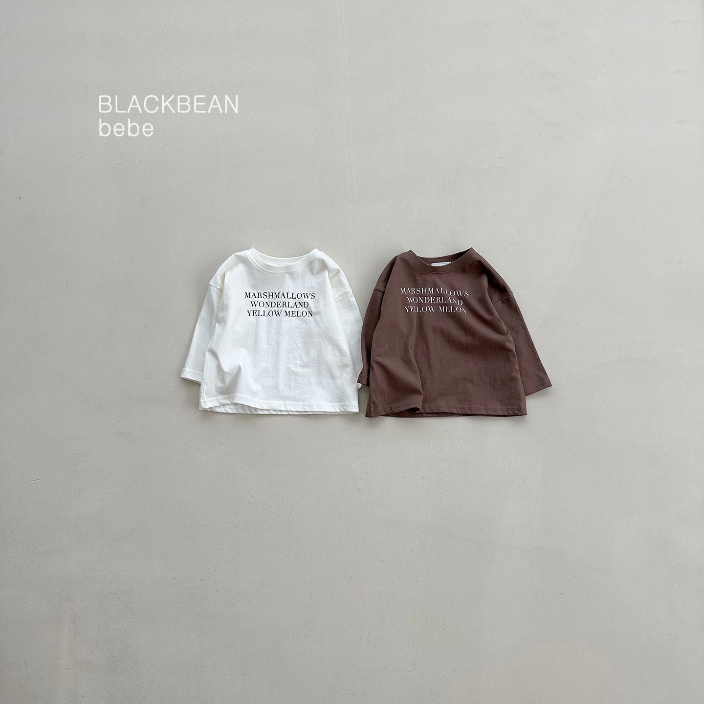 bebe basic tee【blackbean】※9月下旬〜10月上旬発送予定