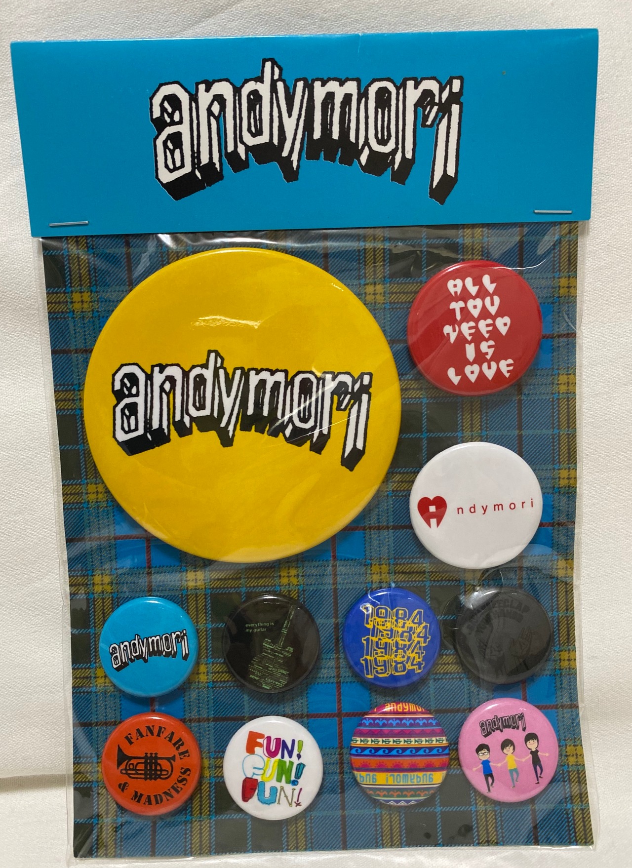 andymori 缶バッジセット | YUMEDEAETARA