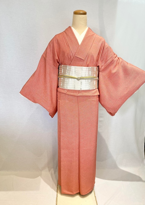 2142 夏用 単衣 江戸小紋 Edo Komon unlined kimono for summer