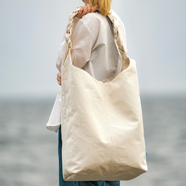 【３Lサイズ】琵琶湖生まれの三つ編みバッグ