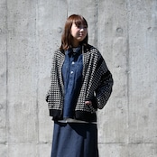 YASHIKI / GANKO別注 Shinsetsu Drivers Knit レディース着用コーディネート