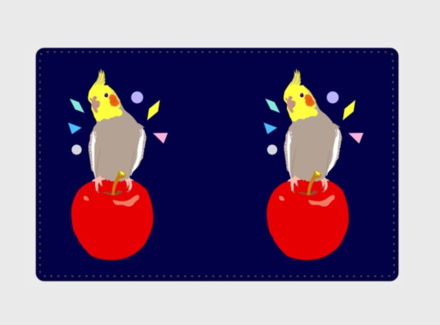 オカメインコ シナモンパールパイド カードケース