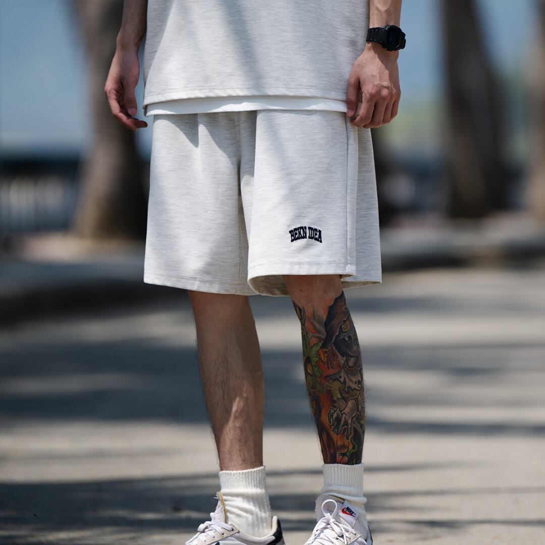 夏物セール Bellken Tide Brand Silhouette Shorts タイドブランドシルエットハーフパンツ Nrg