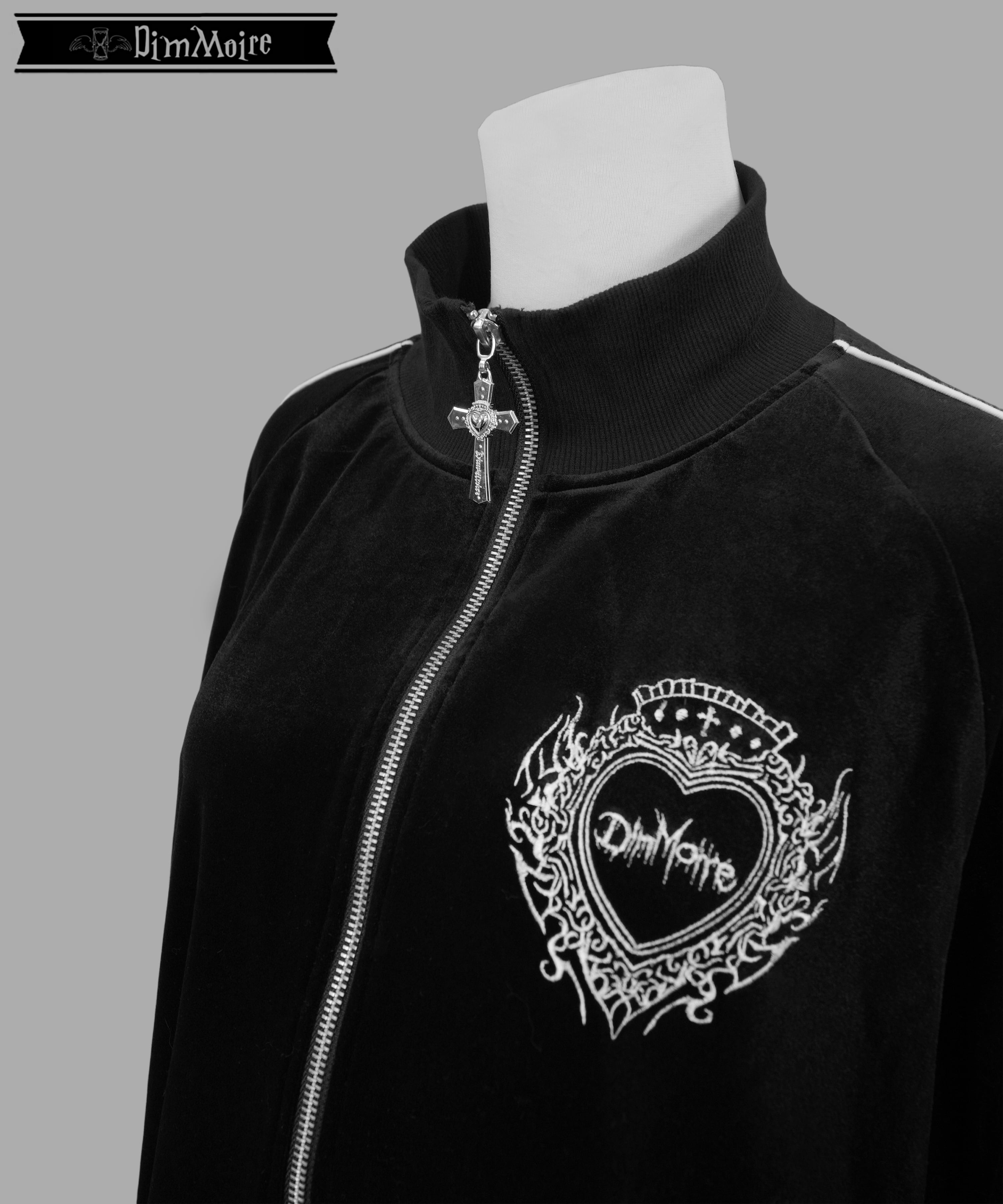 ベロアジャージトップス【Black】 | DimMoire 