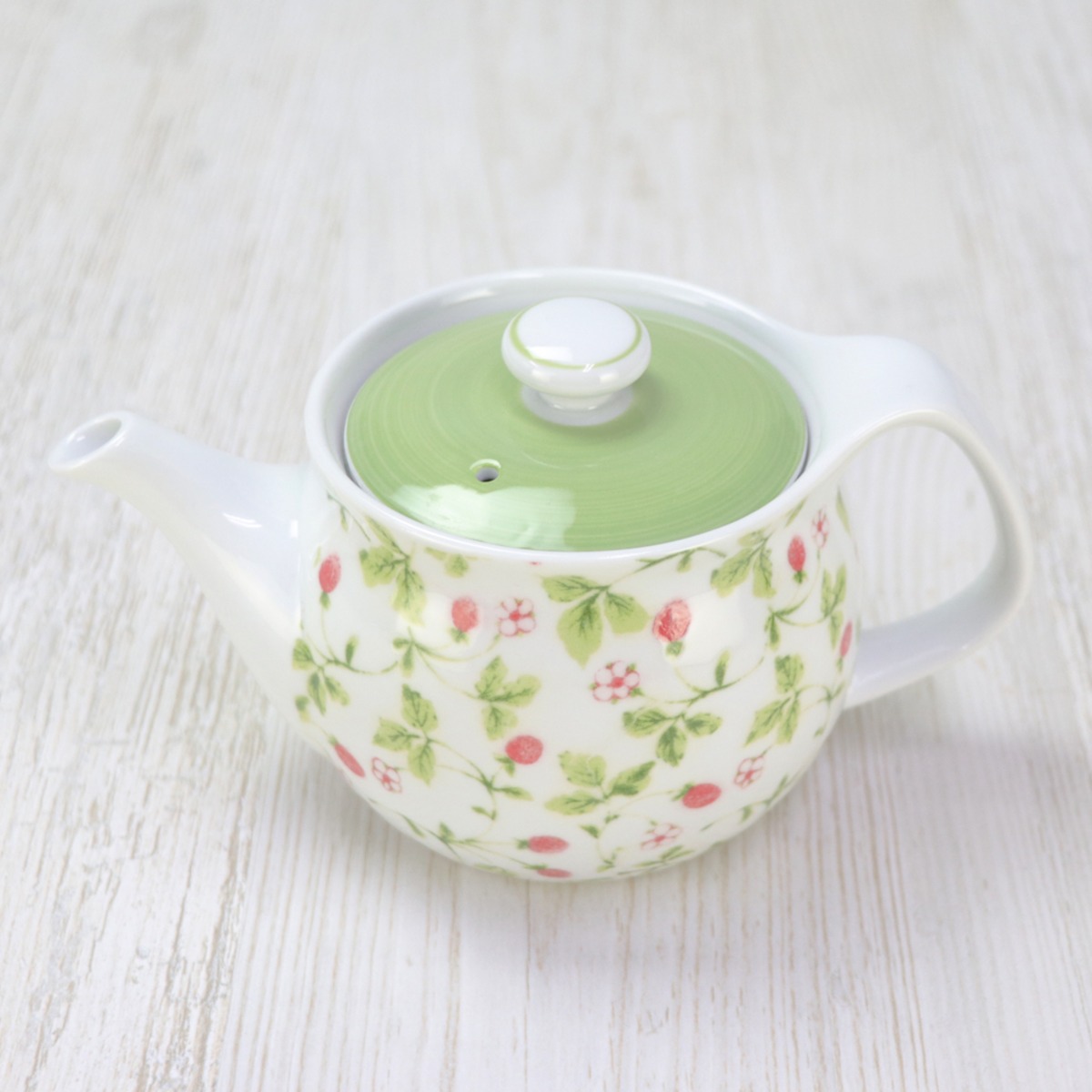 野苺深網ポット【波佐見焼】急須 茶こし付 陶器 食器 おしゃれ 