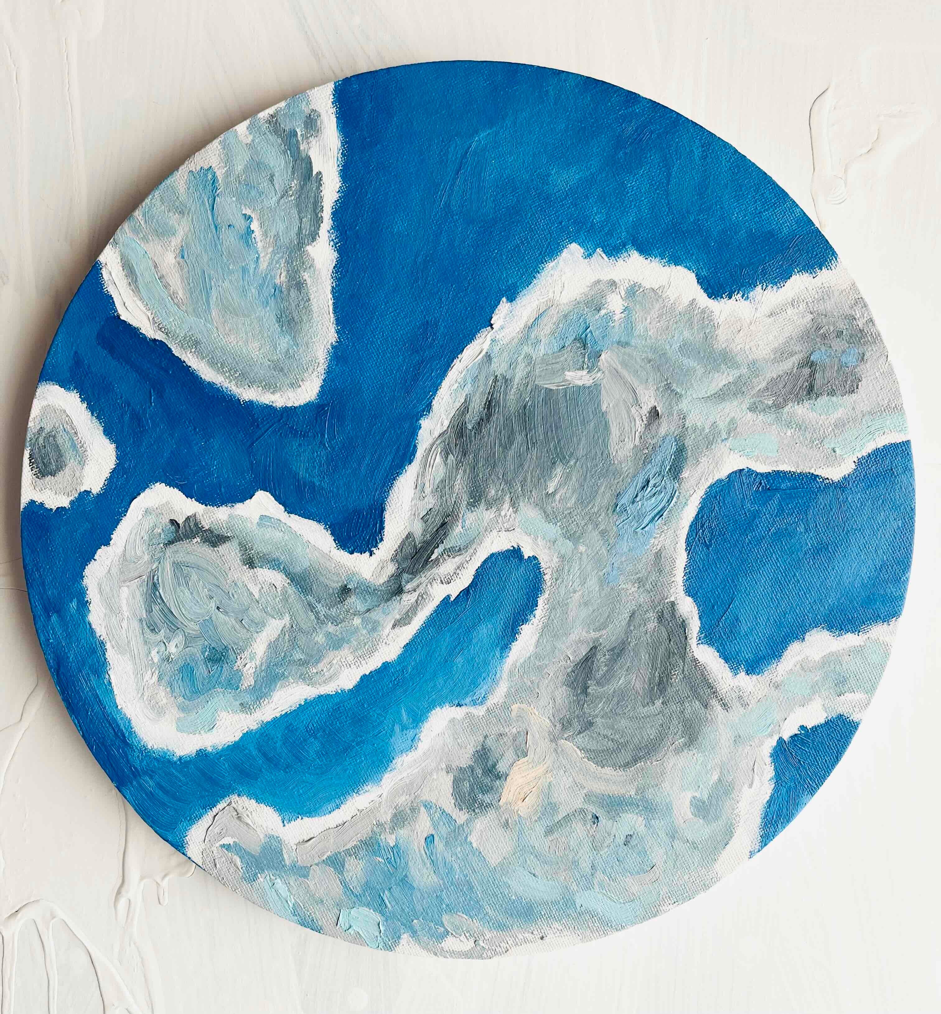 32×41㎝「歯抜けの春」油彩・原画・F6