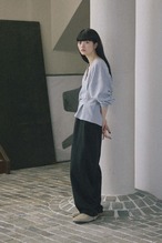 DU260712 Vneck Tuck Design Sweat