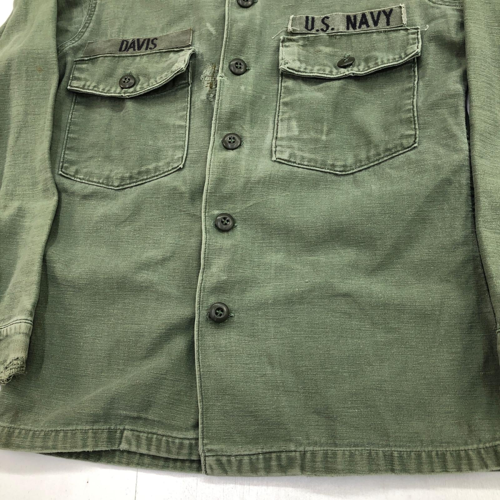 U.S.ARMY 60年代 USA製 OG-107 ユーティリティシャツ UTILITY SHIRT