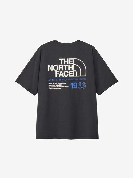 THE NORTH FACE (ザノースフェイス) ショートスリーブ ES 66ロゴ ワイドティー (K) ブラック NT32597