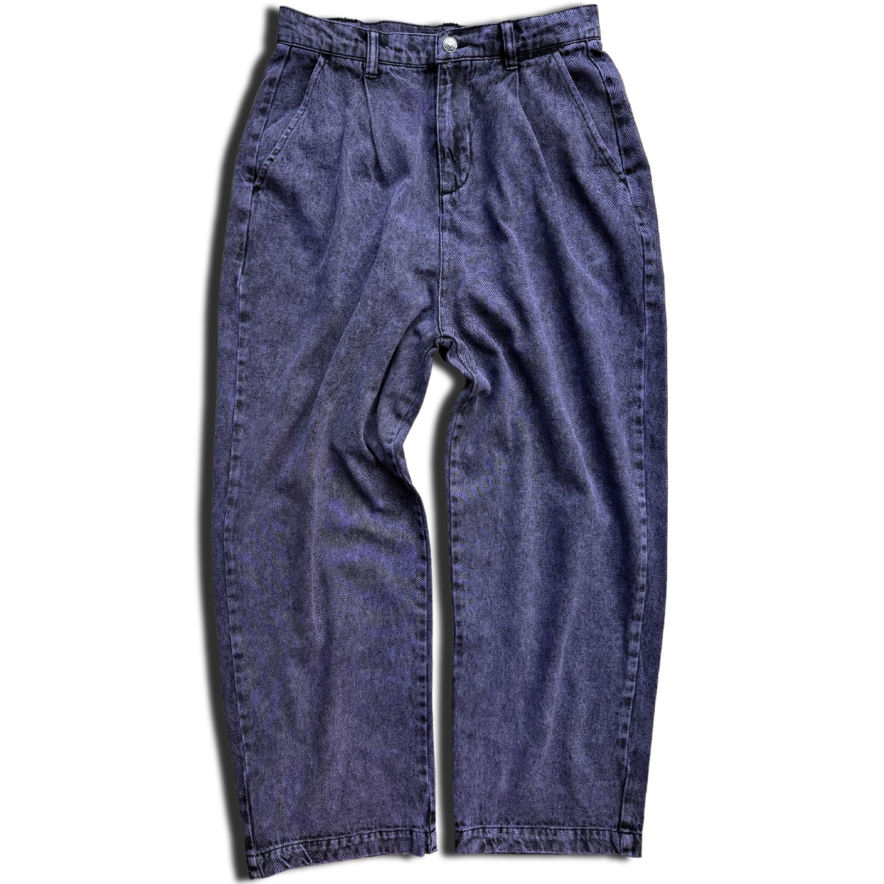 【3着限定販売 / 最短即日発送】カラーワイドデニムパンツ PURPLE