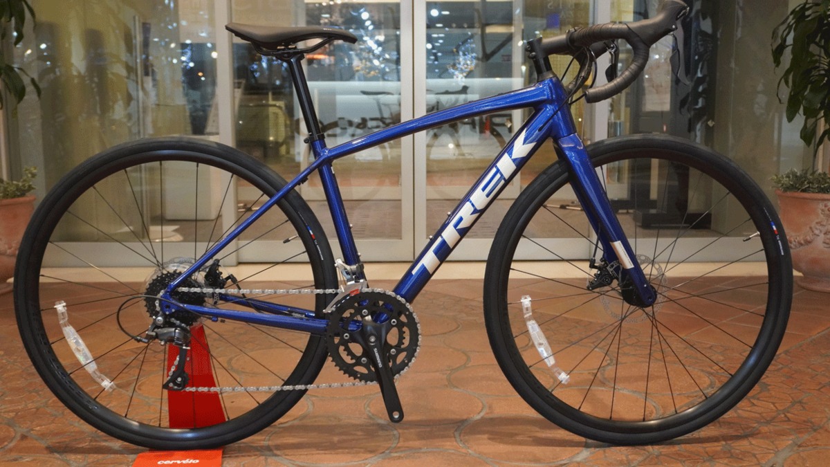 即納！最大半額！ Disc AL2 DOMANE TREK Gen3 SILBEST | 49 Blue Hex 8速 Claris 自転車本体