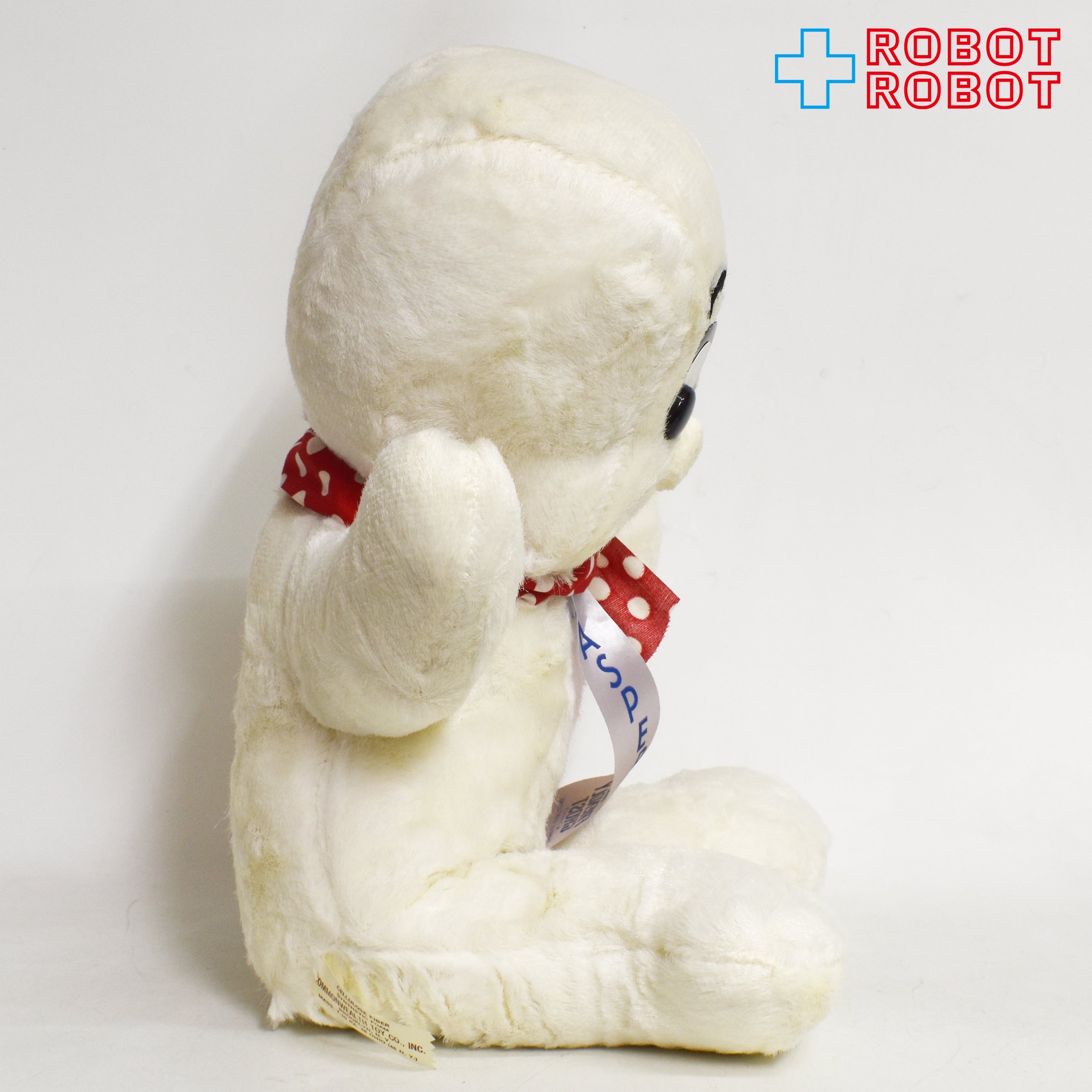 ぬいぐるみ　キャスパー　☆かなりレトロ　レア コモンウェルス社 キャスパー ぬいぐるみ人形 42cm リボンと名札付 50s