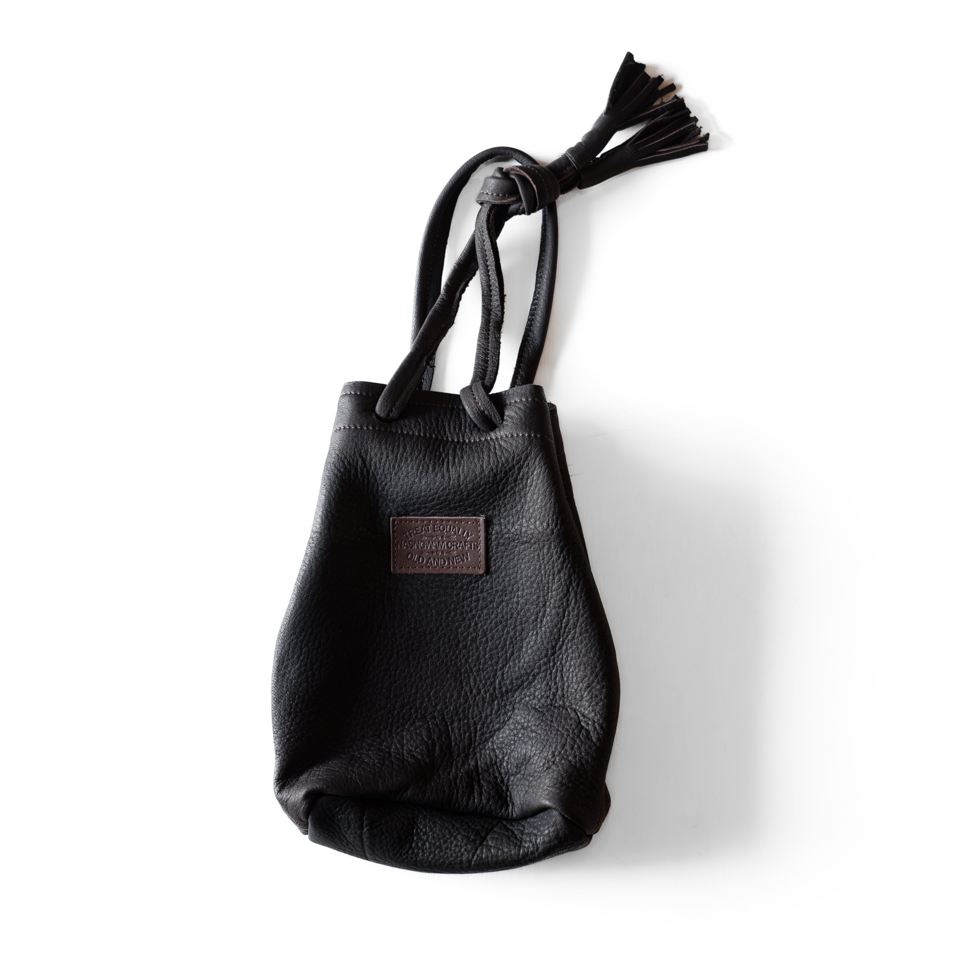 Nasngwam. × EARLY MORNING】 DEERSKIN WHISKY BAG (3colors) | dros dro